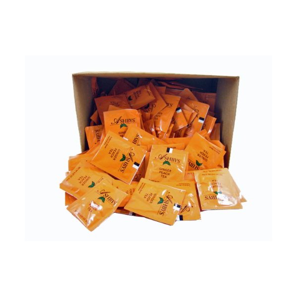 Ashbys Ginger Peach Tea Bags, 200 Count Box