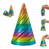 Impossible Cone-3D Printed Spiral Cone Fidget Toy, Helix Nut Spiral Cone Fidget Toy, 4inch Impossible Pyramid Passthrough Sculpture Pass Through Pyramid for Home Office Desk Stress Relief