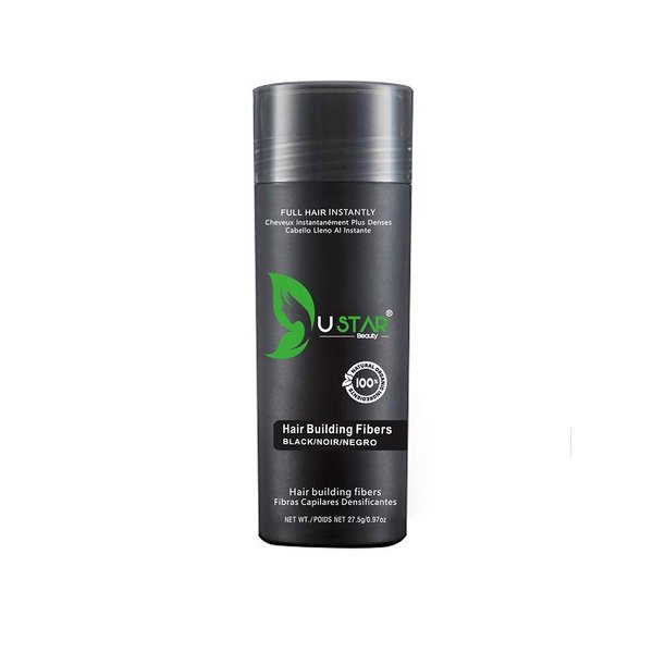 Hair building Fibers Hair Loss Concealer for Thinning Hair Black 0.97oz 27.5g