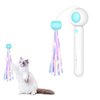 EFYUE Cat Wand Toy Interactive Cat Toy Funny Cat Toys Retractable Cat-teasing Stick Cat Wand Toys for Indoor Cats Cat Toys Cat Toy Indoor Cats Cat Teaser Cat String Toy (blue)