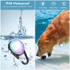 Dog Collar Light, 2 Packs 4 Modes Dog Collar Lights for Nighttime Clip on, High Capacity USB Rechargeable Dog Light, IP68 Waterproof Dog Lights for Night Walking, Climbing, Camping, Cycling, Running