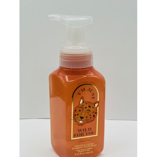 Cherry Frost Gentle Foaming Hand Soap 8.75 Ounce I'm Just Wild For You Pump Bottle Wash