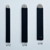 U18 30Pcs 0.18mm Nano Eyebrow Microblading Needles,Permanent Makeup Manual Tattoo Needle Embroidery Arc Blade 18 Curved Needles