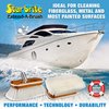 STAR BRITE Extend-A-Brush Premium Stiff Wash 8" Synthetic Wood Block Brush Head - Versatile Cleaning for Boats, RVs & More - Available in Soft, Medium & Stiff Textures (White, Stiff 0)