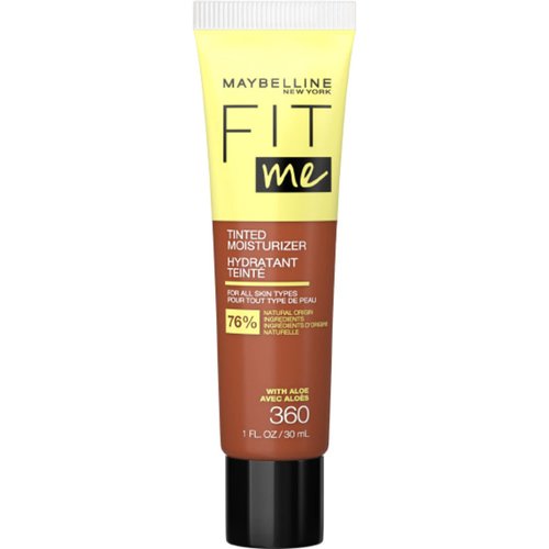 Maybelline Fit Me Tinted Moisturizer, Natural Coverage, Face Makeup, 360, 1 Count