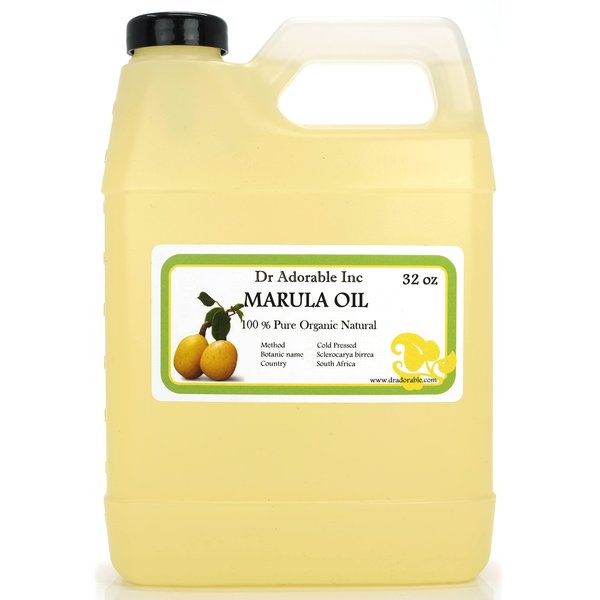 Dr Adorable - 32 oz - Marula Oil - 100% Pure Natural Organic Cold Pressed