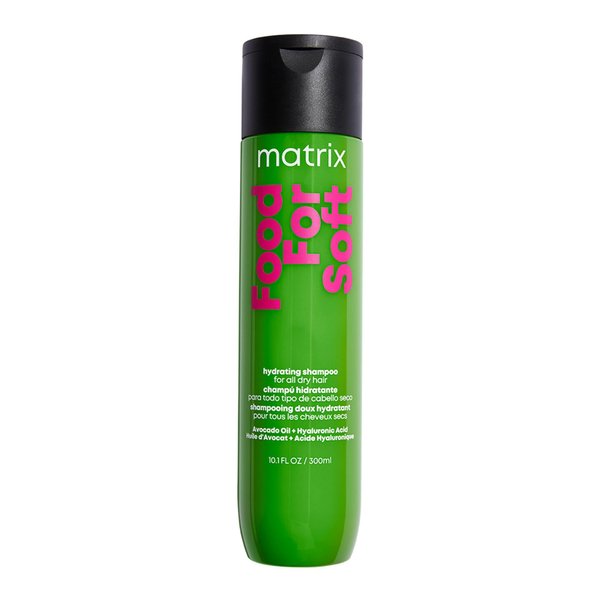 Matrix Food For Soft Shampoo | Hydrating Shampoo for Dry & Brittle Hair | Moisturizes, Softens, & Smooths | With Avocado Oil & Hyaluronic Acid | Suitable for Color Treated and Natural Hair | Vegan