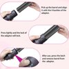 1.6 Inch/40MM Long Hair Curling Barrels for Dyson Airwrap Styler HS05/HS01 with Adapter Converting Hair Dryer To Airwrap Curling Iron