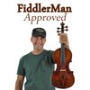 Fiddlerman Wood Violin Shoulder Rest for 4/4 and 3/4 with Collapsible and Height Adjustable Feet