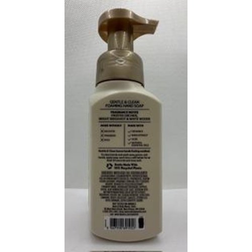 Set of 2 White Orchid Woods Gentle & Clean Foaming Hand Soap 8.75 Ounce