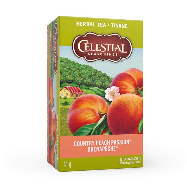 Celestial Seasonings Herbal Tea, Country Peach Passion, 20 Count