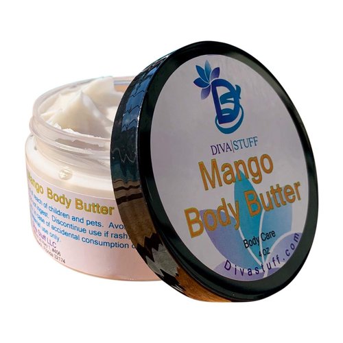 Mango Body Butter, with Fresh Mangos, By Diva Stuff, 4oz