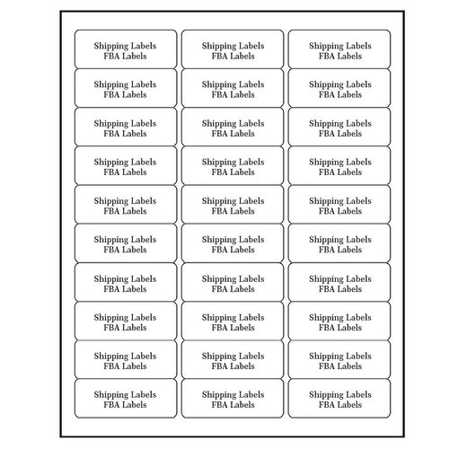 Address Labels for Inkjet Printers 1" x 2-5/8", Pack of 3000 Labels