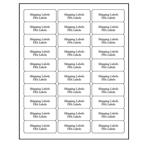 Address Labels for Inkjet Printers 1" x 2-5/8", Pack of 3000 Labels