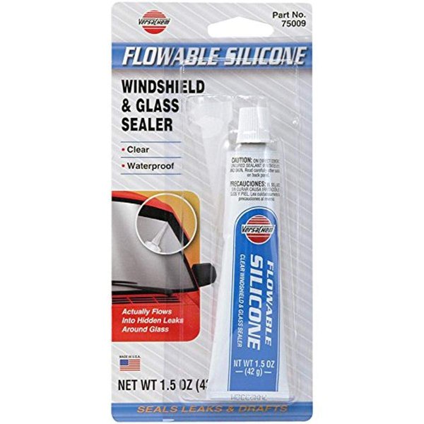 Versachem 75009-12PK Flowable Windshield Silicone - 1.5 oz., (Pack of 12)