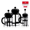 Bodum 34oz Chambord French Press Coffee Maker, High-Heat Borosilicate Glass, Polished Stainless Steel – Made in Portugal