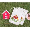 Farm Animal Party Favor Bags Barnyard Party Treat Goody Candy Bags for Birthday Party Baby Shower Supplies 5 x 8 inches 12 Pack