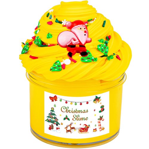 Christmas Butter Slime,Super Soft and Non-Sticky Butter Slime, DIY Slime Kit for Girls Boys, Kids Party Favors Slime Putty Toy, Christmas Stuffers
