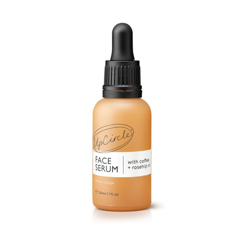 UpCircle Organic Face Serum With Coffee Oil 1oz - Vitamin C, Rosehip Oil Fades Dark Spots + Sea Buckthorn Keeps Skin Supple - Natural Hydrating Facial Oil - Vegan + Cruelty-Free