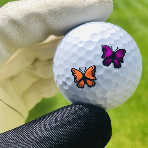 Golfdotz | Majestic Butterfly Mix | Golf Ball Markers | Golf Accessories | Golf Ball Customizers | 32 Count