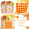 JUESMOS Thanksgiving Bingo Game for Kids Adults Fall Thanksgiving Games Bingo Cards 24 Players Turkey Bingo Game Cards Thanksgiving Game Supplies for School Classroom Family Activities Party Favors