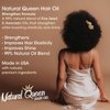 Natural Queen Strengthen Flax Seed & Avocado Hair Oil 7.1 oz. - Hair Strengthening Treatment Hair Oil