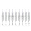 10 PCS Intelli Needle Cartridge For Intelli Digital Permanent Make Up Machine - Tattoo Needles Eyeliner Hair Strokes Nano Strokes Microshading Lips Tattoo Supplies(1RL .25mm)