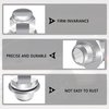 4PCS M12x1.5 Lug Nuts Set,Chrome-Plated Steel Wheel Locks Lug Nuts with Washer Replaces OEM#90084-94001,Lug Nut Lock Set Compatible with Toyota Camry Prius Tacoma (4PCS)