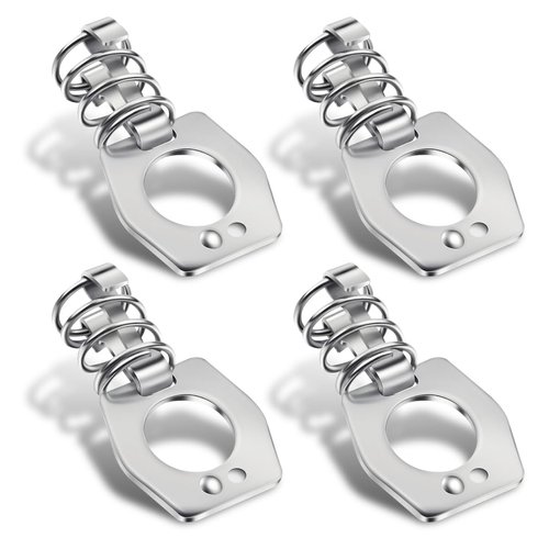 SAQXK 4pcs RV Water Heater Cam Lock Door Latch Fastener Stainless Steel for RV, Camper, Travel Trailer, Motorhome Hot Water Heater Cover Twist Metal Cam Lock Water Heater Door Latch Replacement