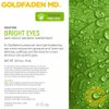 GOLDFADEN MD Bright Eyes Dark Circle Concentrate Brightening Eye Cream w/Soy Peptide, Rice Bran Extract & Arnica | May Reduce Under Eye Darkness, Puffiness & Fine Lines 0.5 fl. oz.