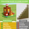 Doloowee Magnetic Building Blocks Sets - Magnetic Cubes for Kids 4-8, Toddler Kids Toys Magnet Blocks Ages 3-5, Mine World Game Themed Gifts Toys for 3 4 5 6 7 8+ Year Old Boys & Girls
