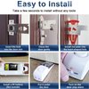 KERUI Upgraded Door Stop Alarm with Portable Door Lock 120 dB Travel Door Stopper Door Wedge Alarm with 3 Levels Sensitivity for Hotel, Home, Apartment