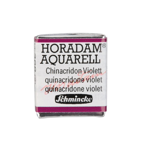 Schmincke - HORADAM® AQUARELL - finest artists' watercolor paints, 368 Chinacridon Violet, 14 368 044, 1/2 pan