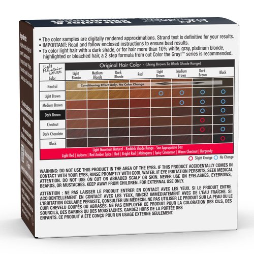 Light Mountain Henna Hair Color & Conditioner - Dark Brown Hair Dye for Men/Women, Organic Henna Leaf Powder and Botanicals, Chemical-Free, Semi-Permanent Hair Color, 4 Oz (Pack of 3)