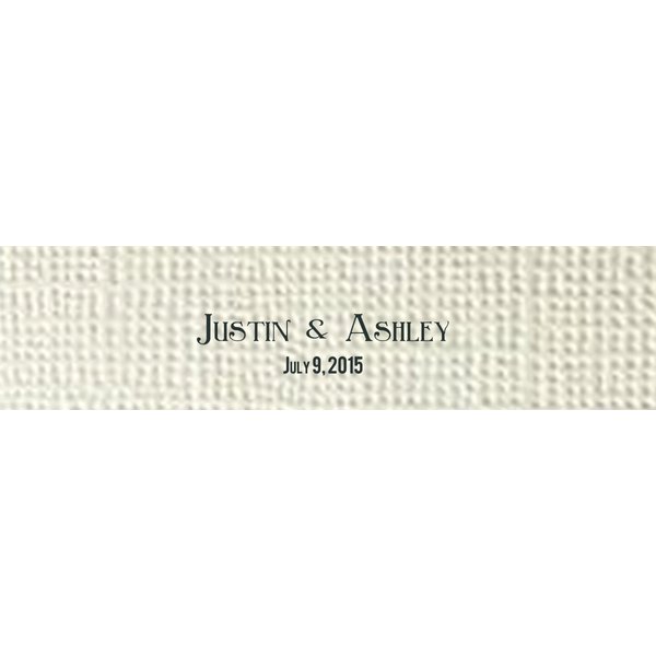 100 Textured White background Wedding Anniversary Engagement Party Water Bottle Labels 8"x2"