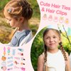 255 PCS Hair Accessories for Girls, Back to School Hair Accessories Gift Hair Stuff Including Hair Clips/Hair Barrettes/Hair Ties/Hair Bows for Baby Girls Age 4-8