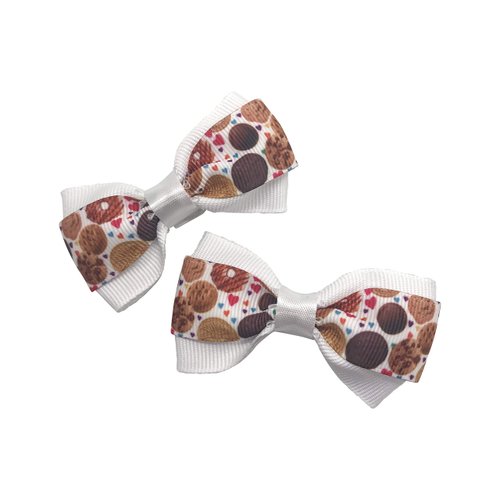 Girl Scout Cookie Girls Hair Bow Set, Little Girl Bows, Pigtail Hair Bows, Toddler Hair Bows,