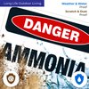 Danger Ammonia Sign, OSHA Danger Sign, 10x7 Inches, Rust Free .040 Aluminum, Fade Resistant, Indoor/Outdoor Use, Made in USA