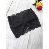 Oyabridal Vintage Lace Headbands for Women Elastic Lace Halloween Headband Party Accessories (Black)
