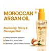 Leave-In Moroccan Argan Oil Hair Oil – Vitamin E Oil& Keratin Hair Treatment for Repairing Dry, Frizzy & Damaged Hair – Deep Nourishing Hair Serum, Anti-Frizz & Split End Repair 3.3Fl Oz