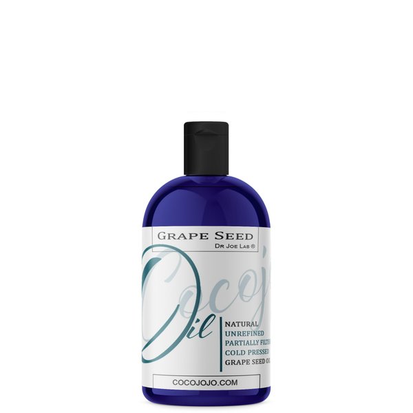 Grapeseed Oil - Pure Natural Grape Seed Cold Pressed 8 oz Hair Face Skin Massage Moisturizing Premium Quality