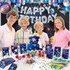 Winrayk Outer Space Party Favors Galaxy Birthday Supplies Invisible Ink Pen Notebook Glow in the Dark Tattoos Stamp Astronaut Keychain, Boy Kid Space Gifts Toys Space Themed Party Supplies Decorations