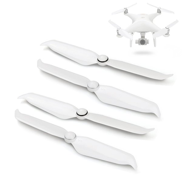 RCGEEK Low Noise Propellers Prop 9455S Blades Low Noise Quick-Release CC/CW Replacement for DJI Phantom 4 Pro V2.0/Phantom 4 Pro/Phantom 4 Advanced Propeller, 2 Pairs