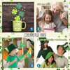 Partywind 200 Styles Luminous St Patrick's Day Temporary Tattoos for Kids Party Favors, Glow Saint Patrick's Day Accessories Decorations, Special Irish Shamrock Stickers for Kids Gifts (10 Sheets)