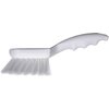 SPARTA 4054200 Nylon Dish Scrub Brush, Utility Brush, Cleaning Brush With Hanging Hole For Kitchen, Restaurant, Home , 8 Inches, White