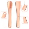 Giantree 6 Pcs Metal Makeup Spatula, Skin Care Makeup Spoons Mini Face Spatula Skincare Applicator for Beauty Cosmetics Lotion Mask Creams Stick Tiny Scoop