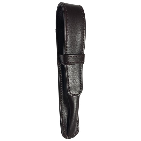 Leather Pen Holder - Black Single
