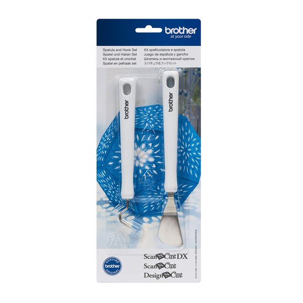 Brother ScanNCut Spatula and Hook Set CASPHK1, 2-Piece Accessory Set, Essential Tools for Weeding Vinyl Decals, Lifting Paper Cutouts and More