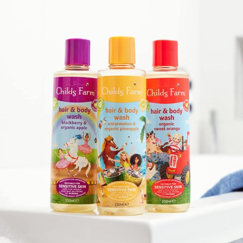 Childs Farm Hair & Body Wash For Rascals 250Ml Bundle Pack Of 3