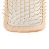Acca Kappa Pneumatic Beech Wood Paddle Brush with Wooden Pins